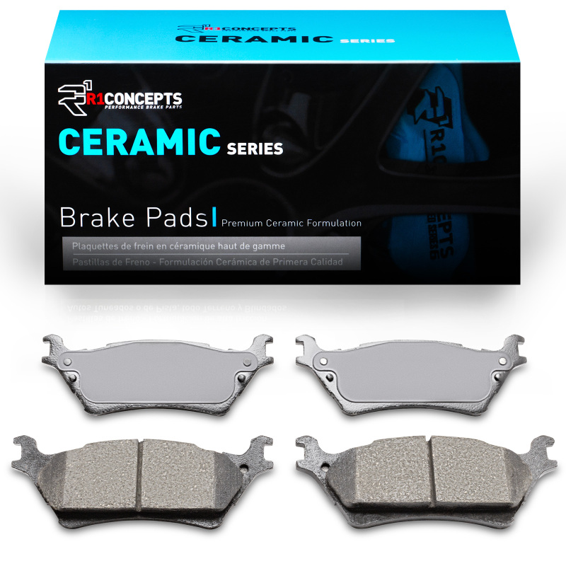 Ford F-150 Brake Pads - Rear - R1 Concepts - Ceramic - `12-`20